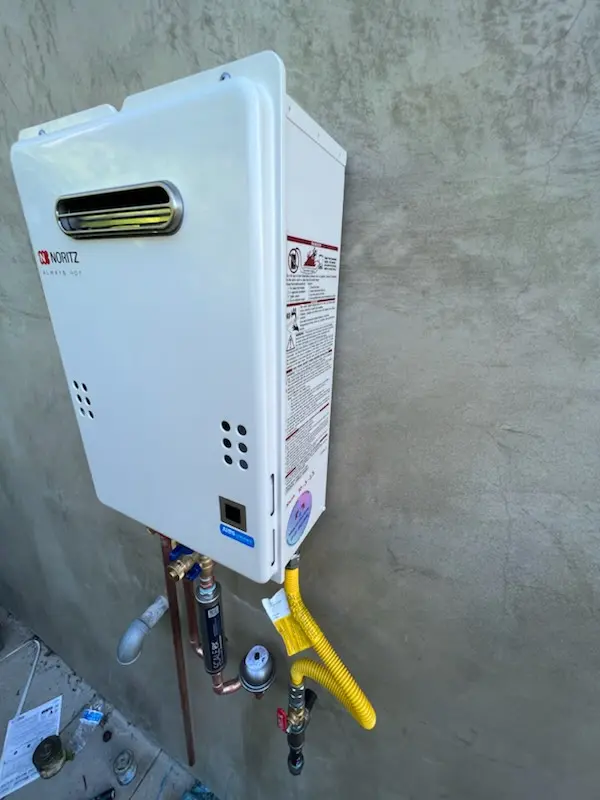 Tankless water heater installation for North Branch homes
